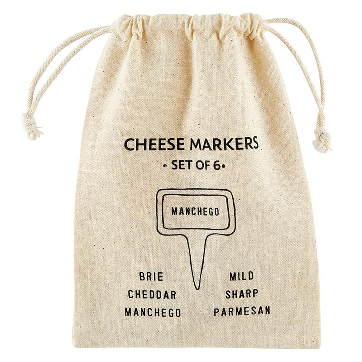 CERAMIC CHEESE MARKERS/6