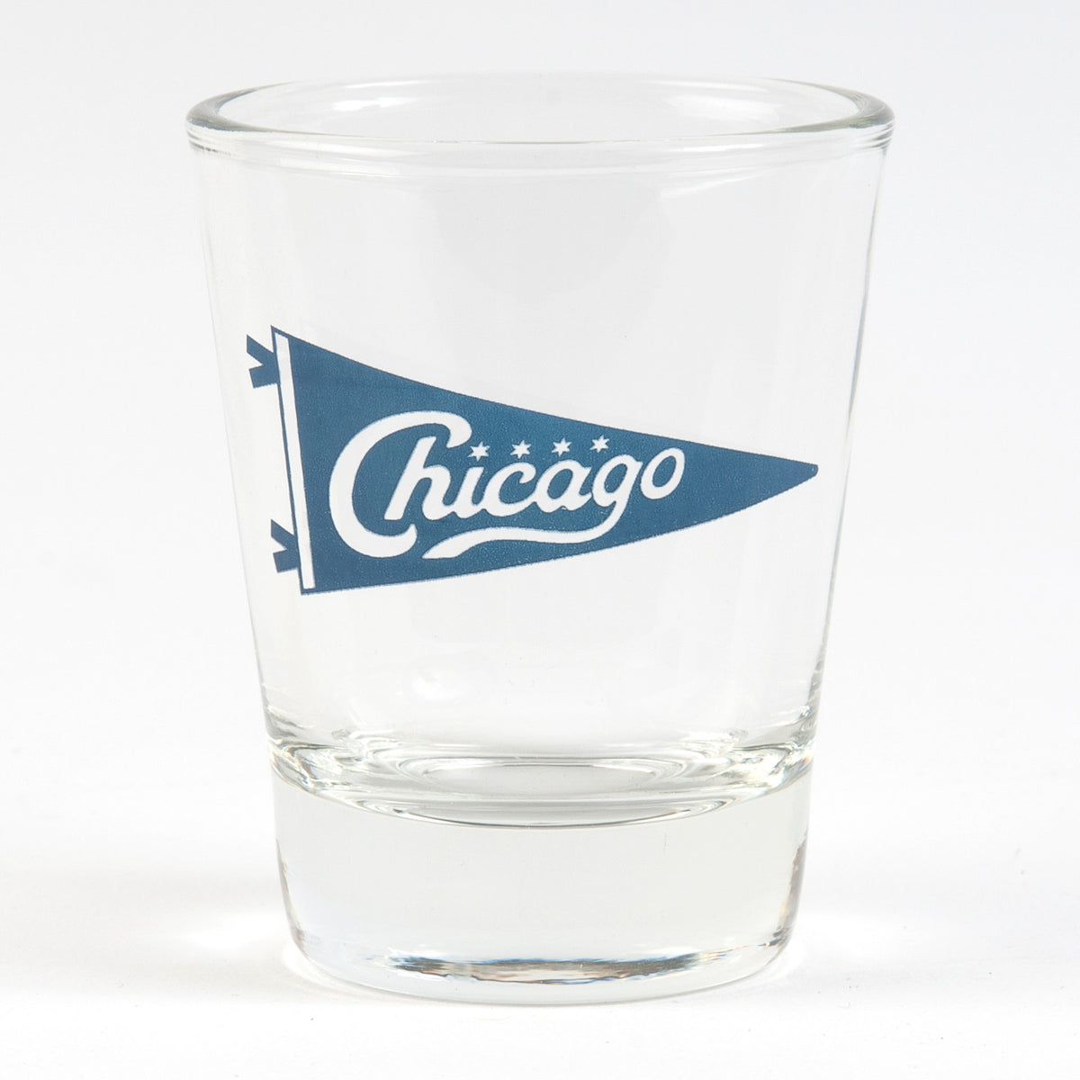 CHICAGO PENNANT SHOT GLASS