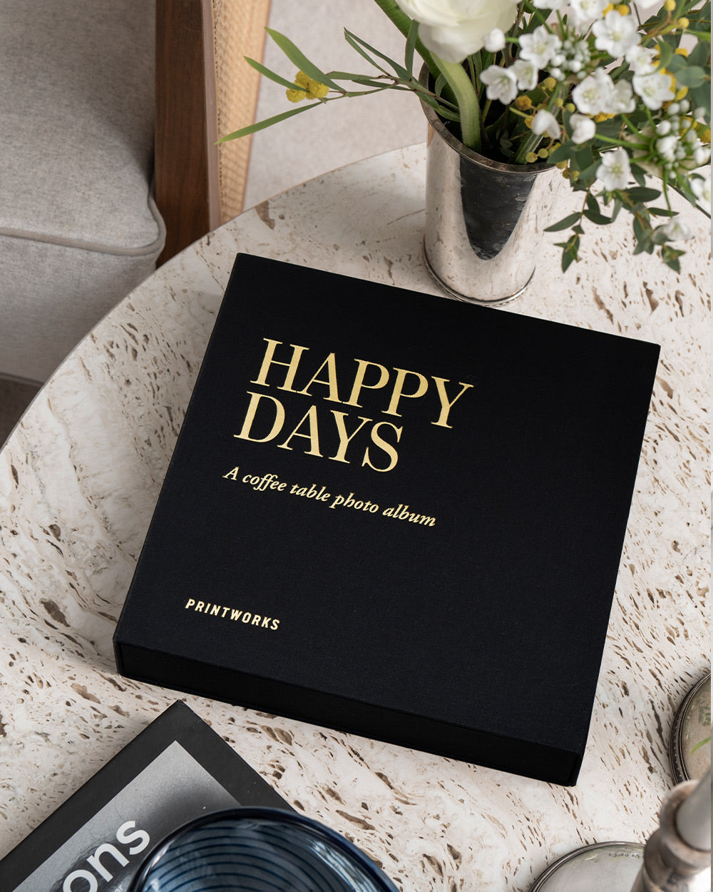 PHOTO ALBUM HAPPY DAYS BLACK