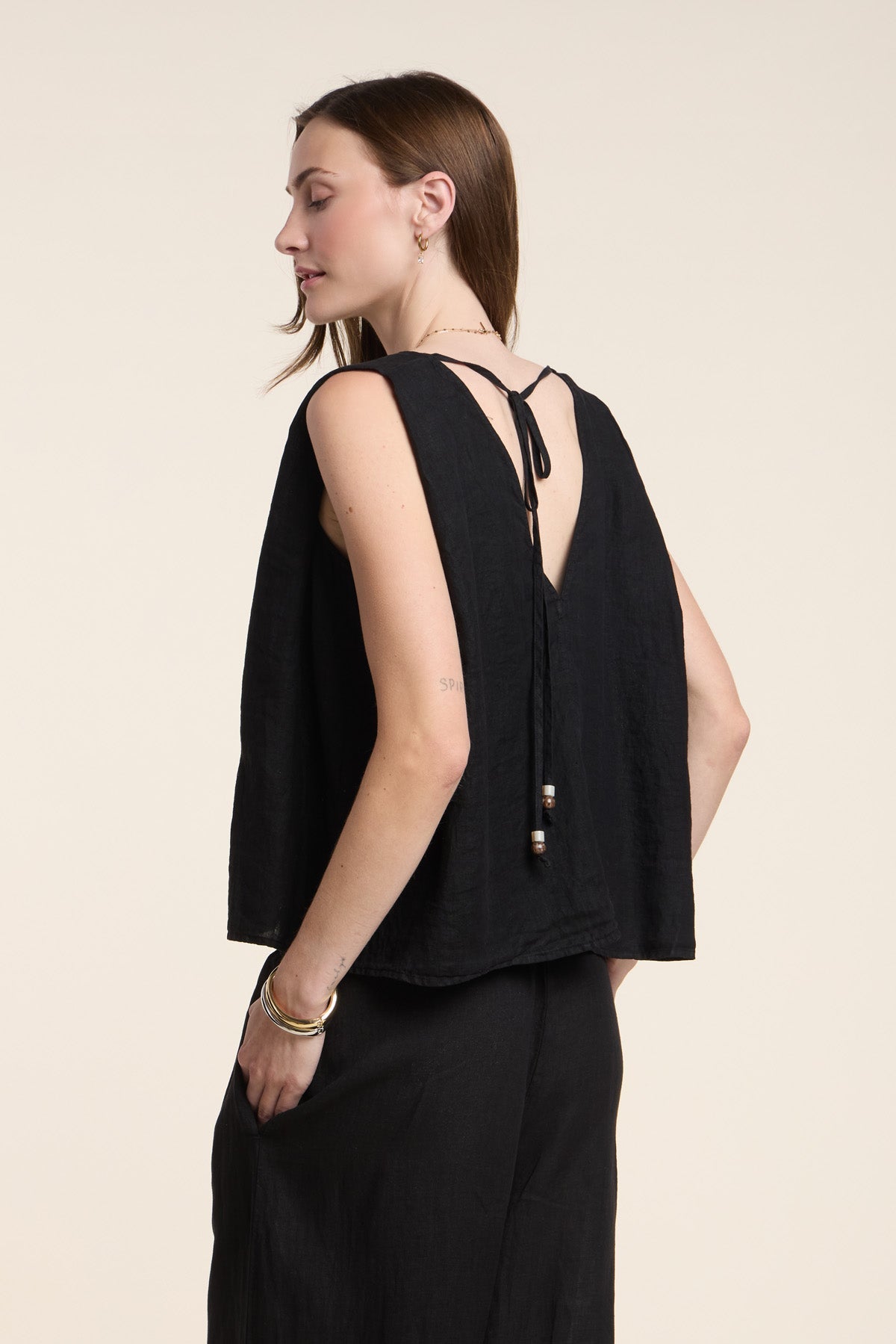 RENNA LINEN  TANK