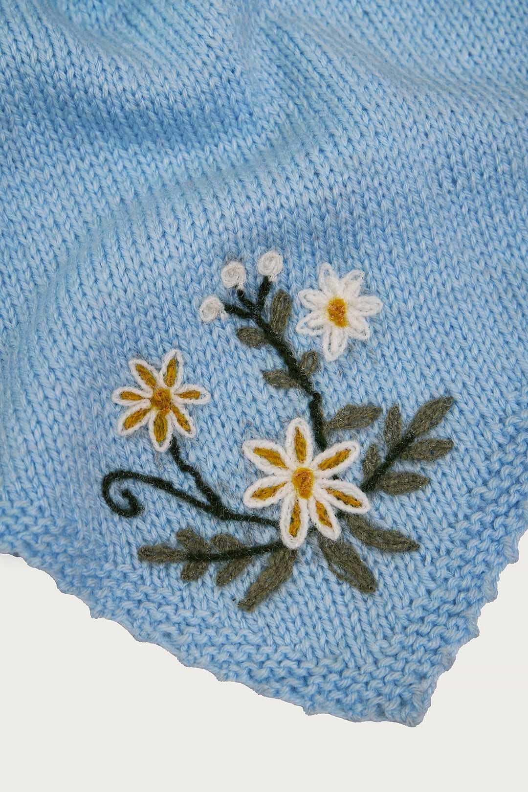 FLORAL EMBROIDERED SNOOD