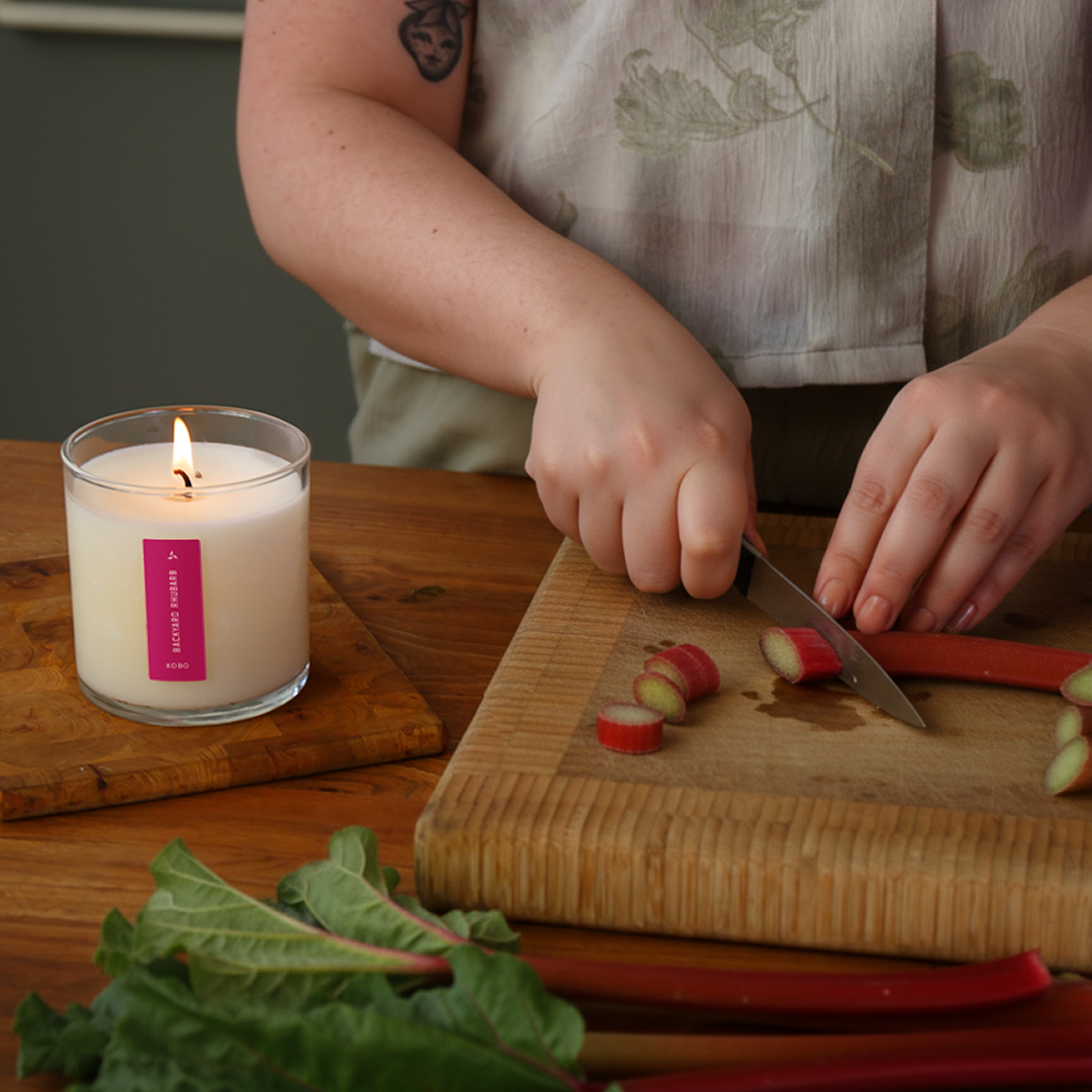 BACKYARD RHUBARB