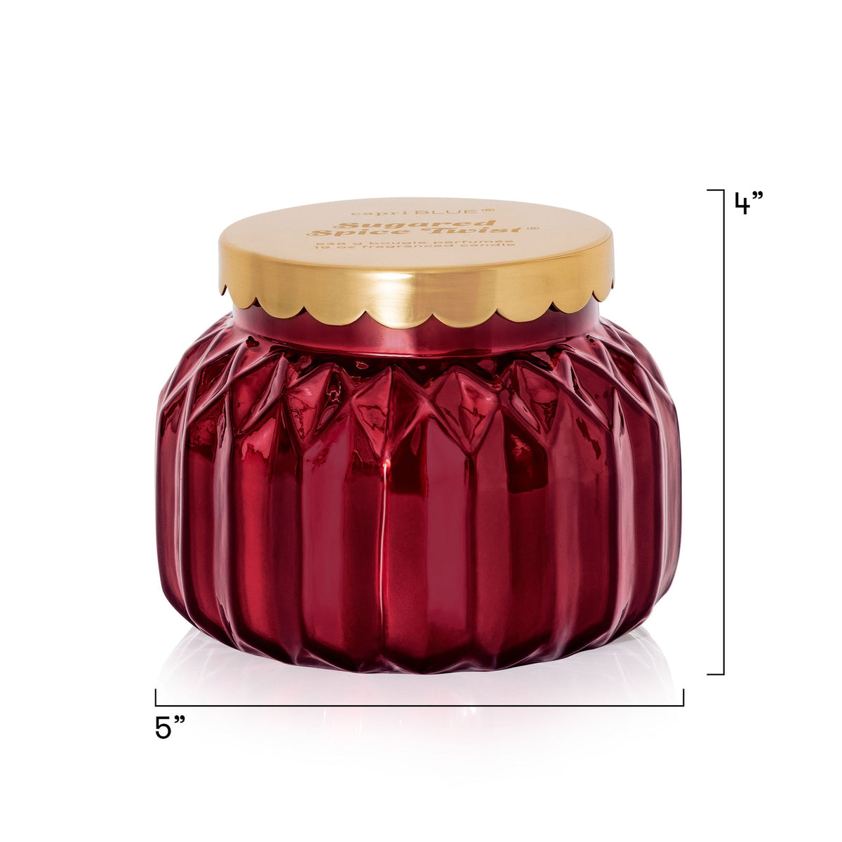SUGARED SPICE TWIST ROYAL GEM CANDLE