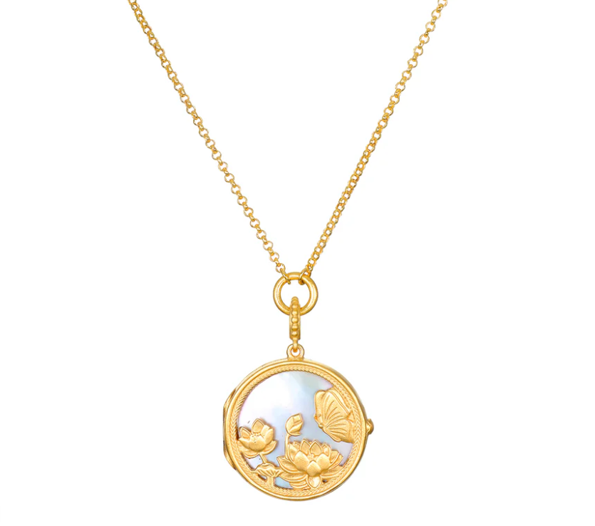 18" MOTHER NATURE LOCKET NECKLACE