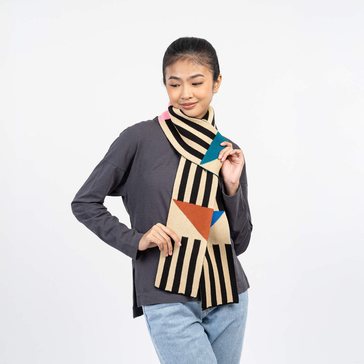 SAILBOAT SKINNY SCARF
