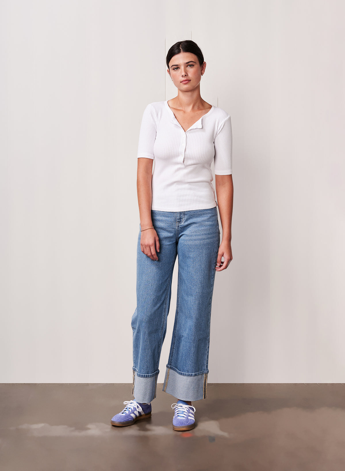 LUXE THERMAL SHORT SLEEVE HENLEY