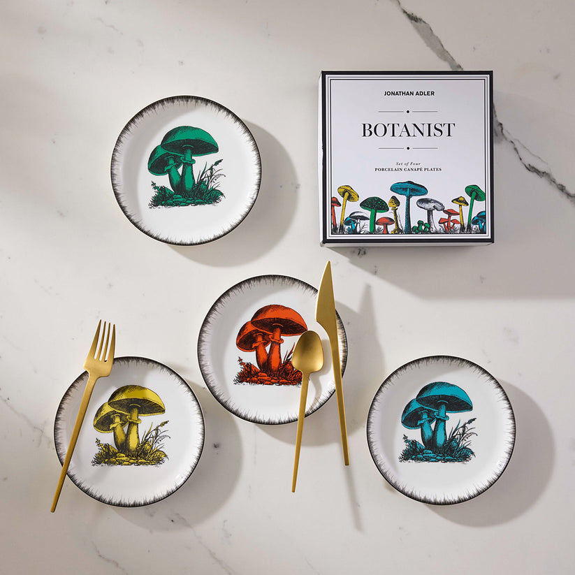 BOTANIST CANAPE PLATE SET