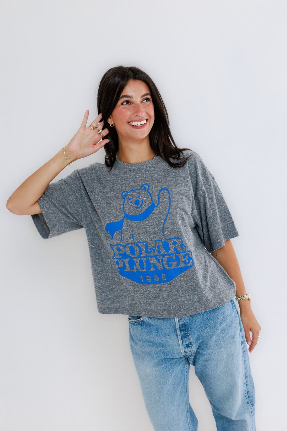 POLAR PLUNGE BOYFRIEND TEE