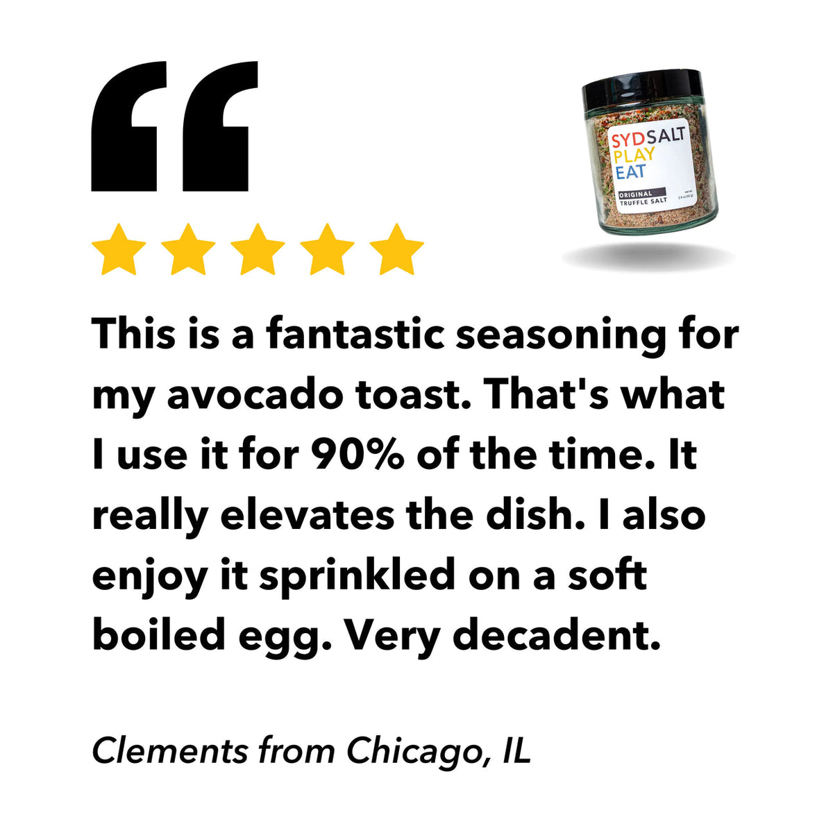 SYD PLAY EAT TRUFFLE MAGIC SALT