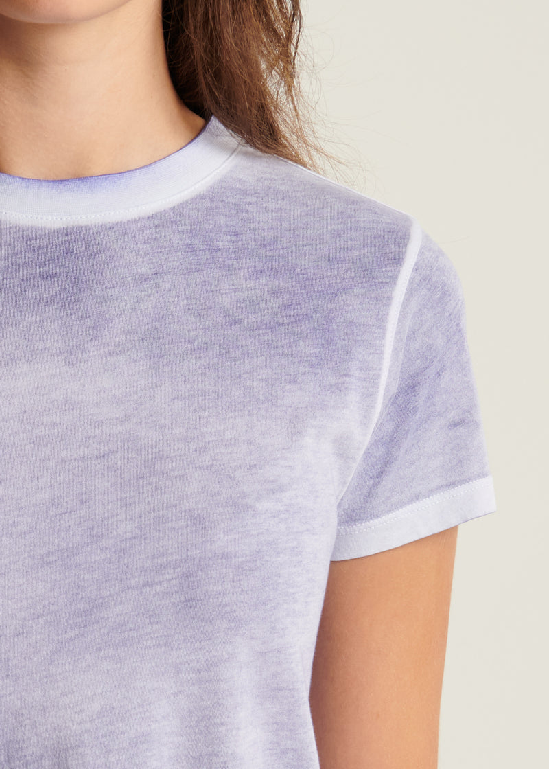 SHORT SLEEVE PIMA CLASSIC REVERSE SPRAY BABY TEE