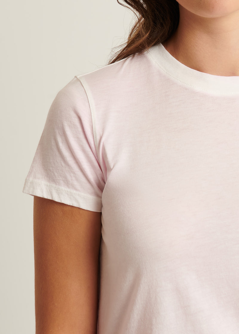SHORT SLEEVE PIMA CLASSIC REVERSE SPRAY BABY TEE