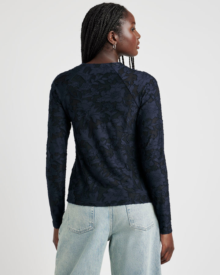 CECELIA FLORAL LONG SLEEVE TEE