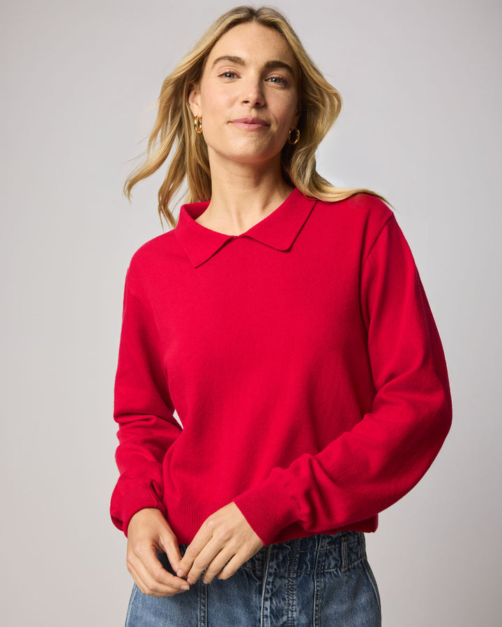 PHOEBE POLO SWEATER