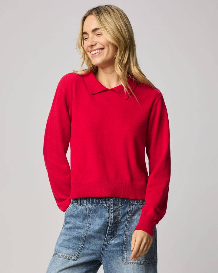 PHOEBE POLO SWEATER