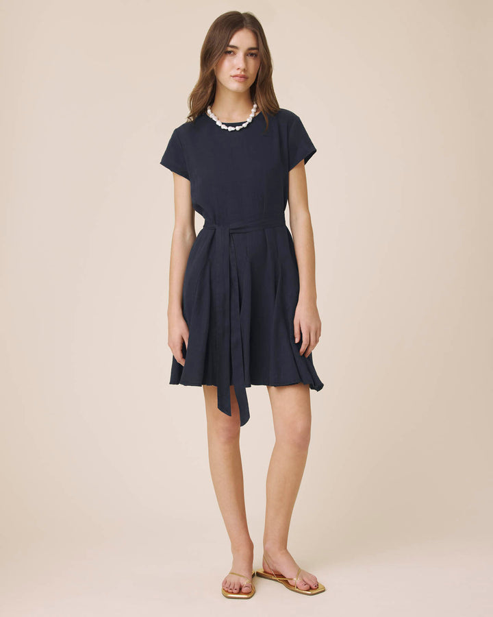 LYDIA LINEN MINI DRESS