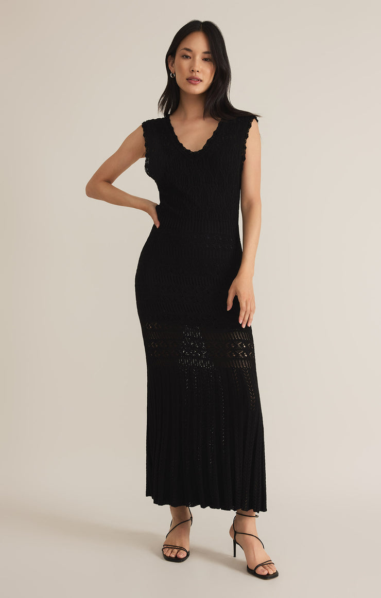 MARSELLA CROCHET MIDI DRESS