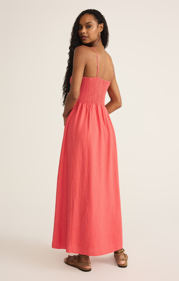 BAYSIDE LINEN MAXI DRESS