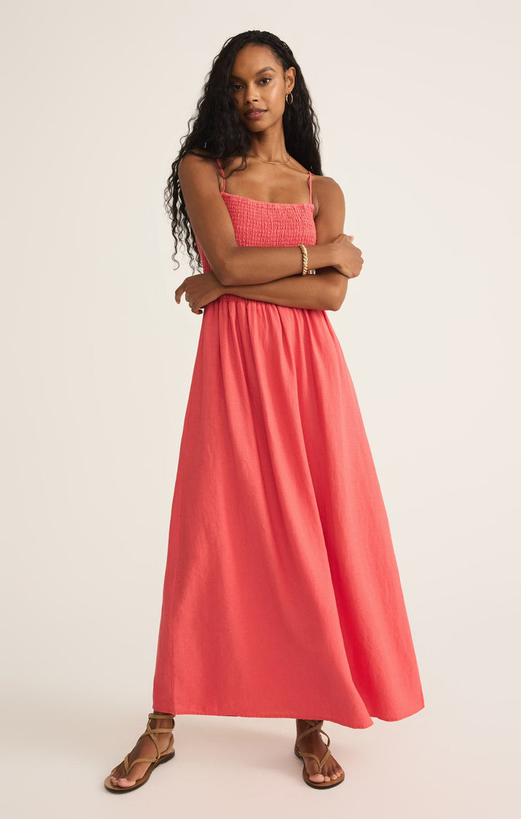 BAYSIDE LINEN MAXI DRESS