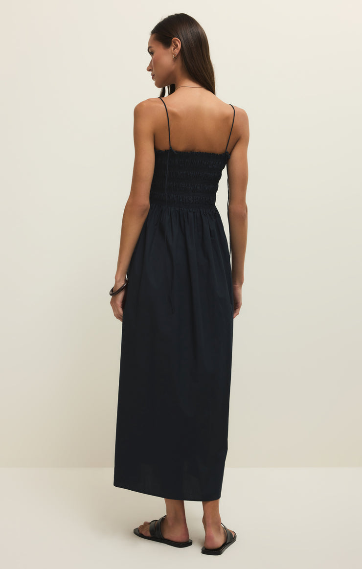 CORNELIA POPLIN MIDI DRESS