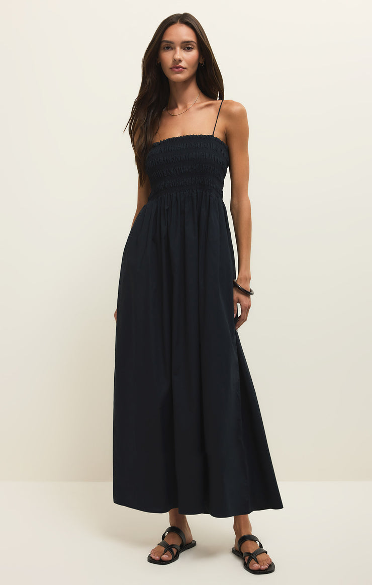 CORNELIA POPLIN MIDI DRESS