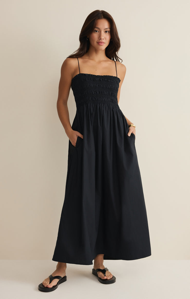 CORNELIA POPLIN MIDI DRESS