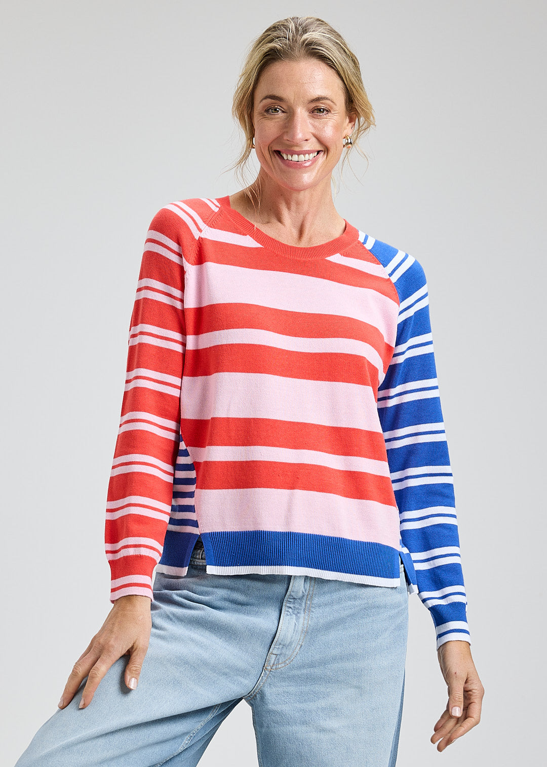 CRAZY STRIPE SWEATER