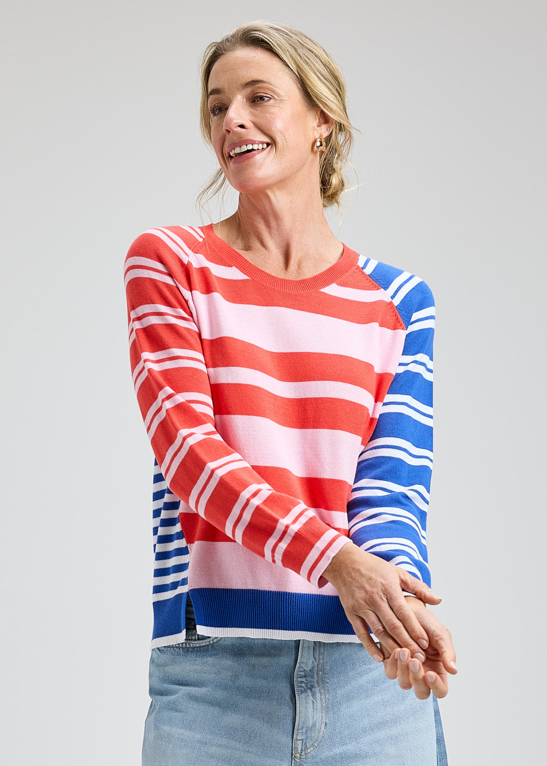 CRAZY STRIPE SWEATER