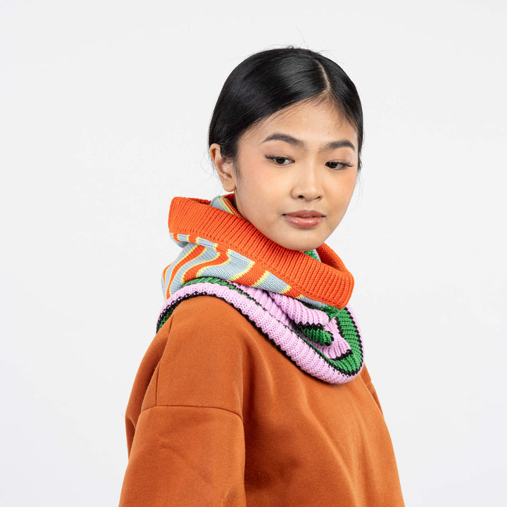 ZIPPER STRIPE HOOD