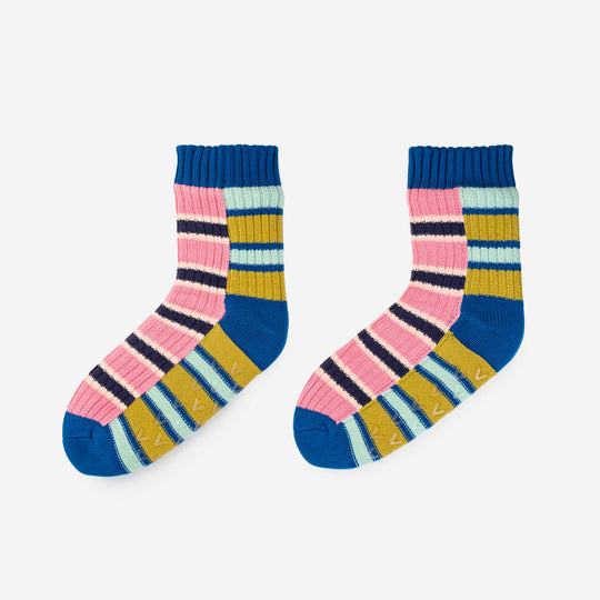 ZIPPER STRIPE HOUSE SOCKS