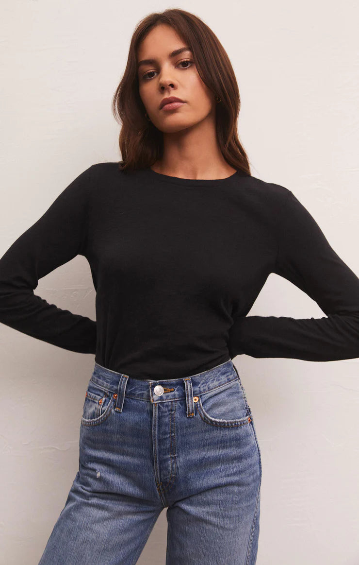MODERN SLUB LONG SLEEVE TEE