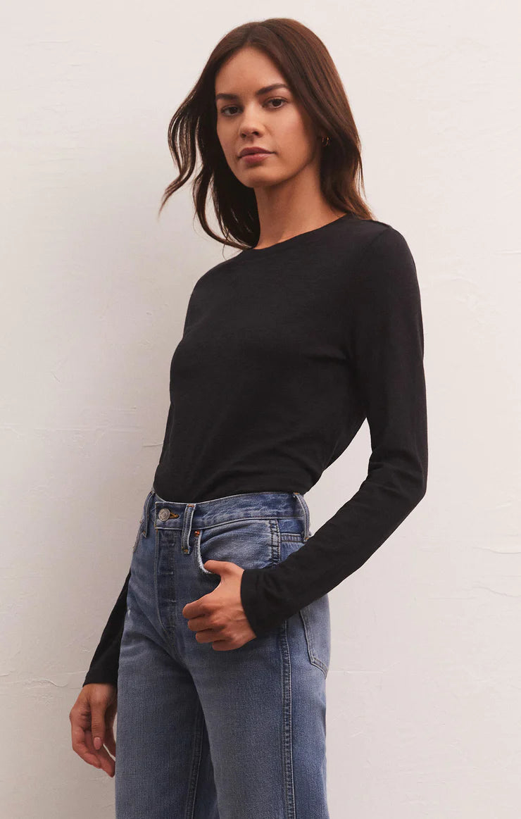 MODERN SLUB LONG SLEEVE TEE