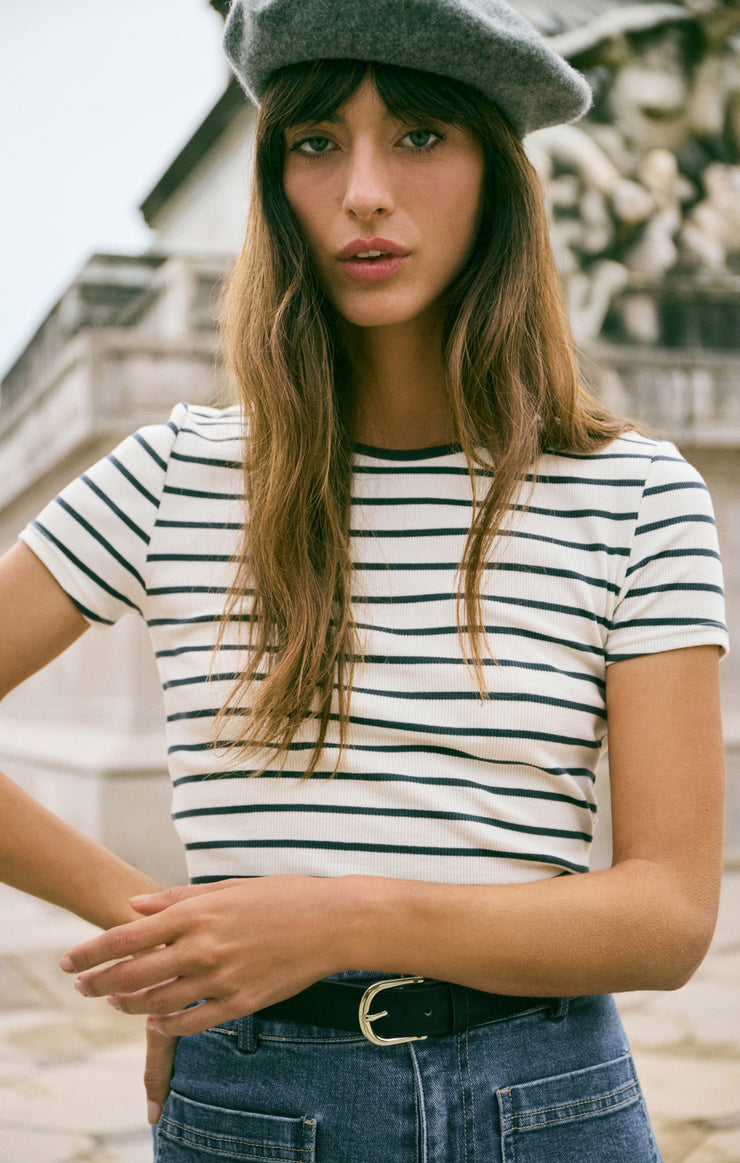 SAXTON STRIPED TEE