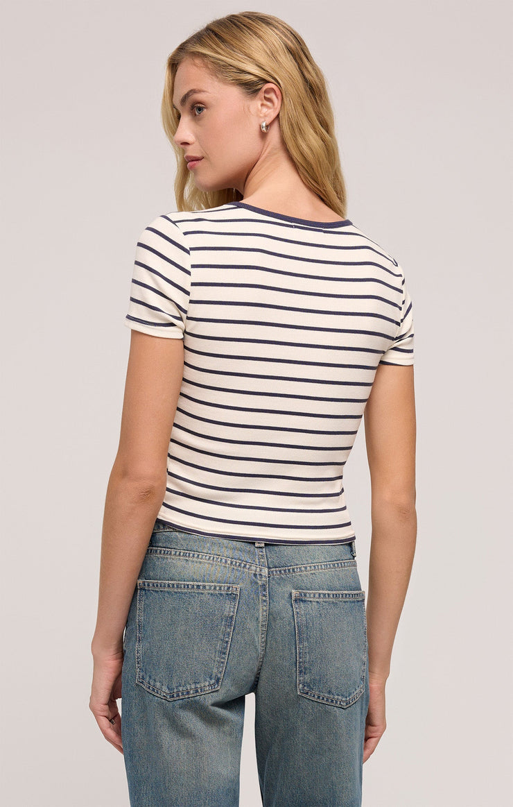 SAXTON STRIPED TEE