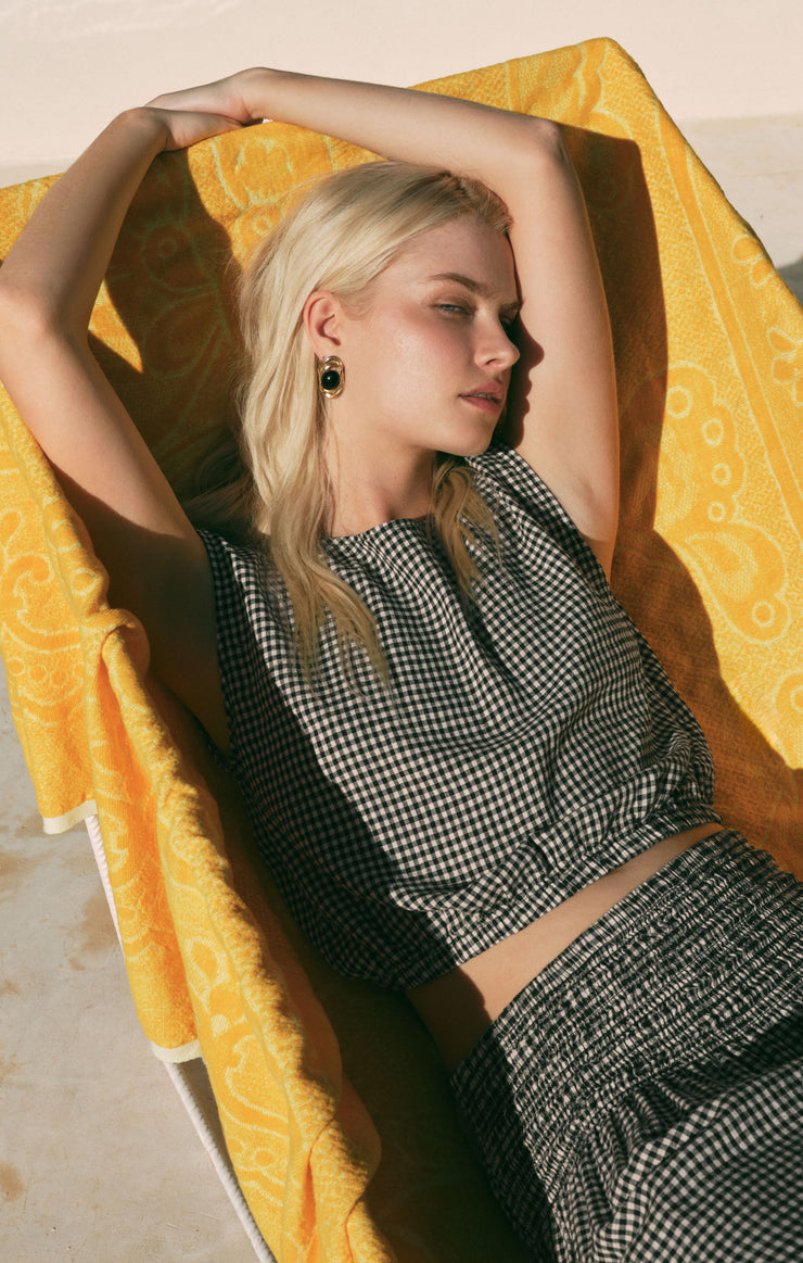 MERIT GINGHAM TOP