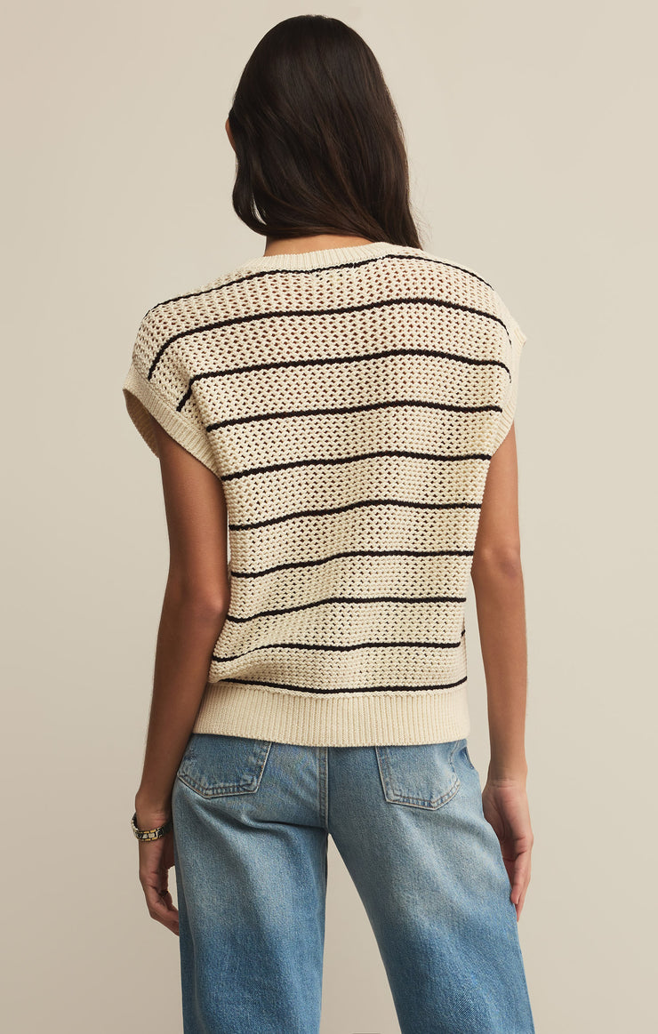 INES STRIPED SWEATER