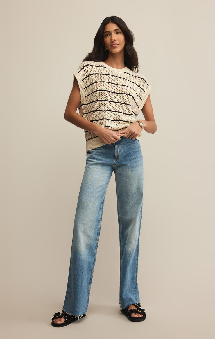 INES STRIPED SWEATER