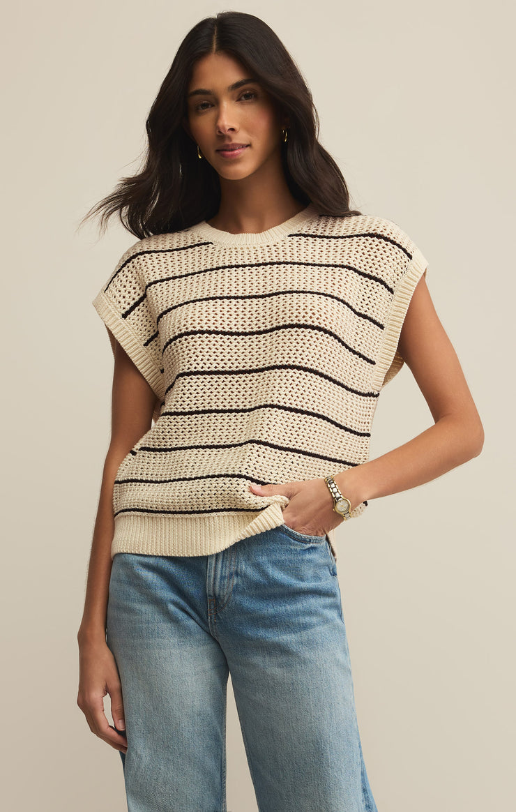 INES STRIPED SWEATER
