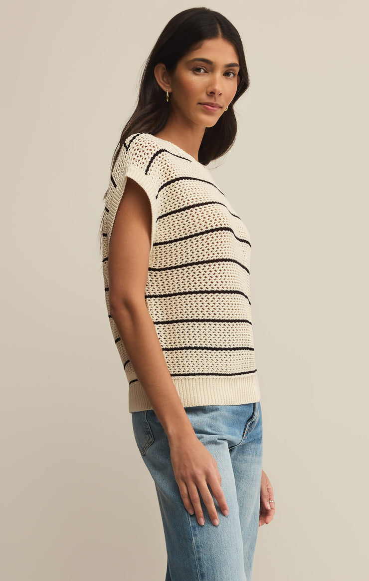 INES STRIPED SWEATER