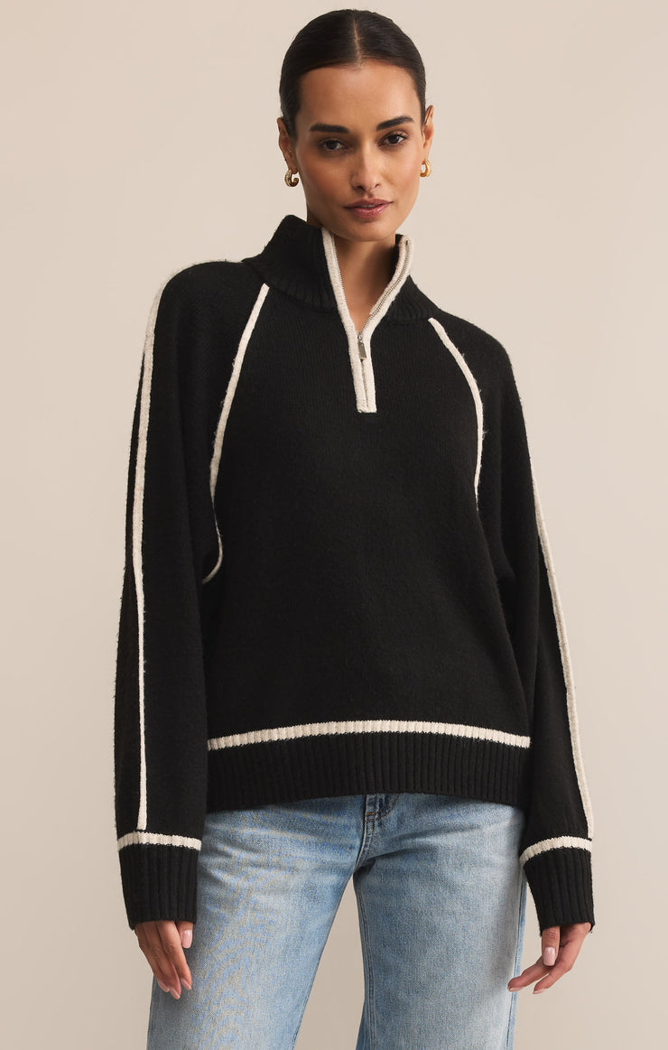 ALPS HALF ZIP SWEATER
