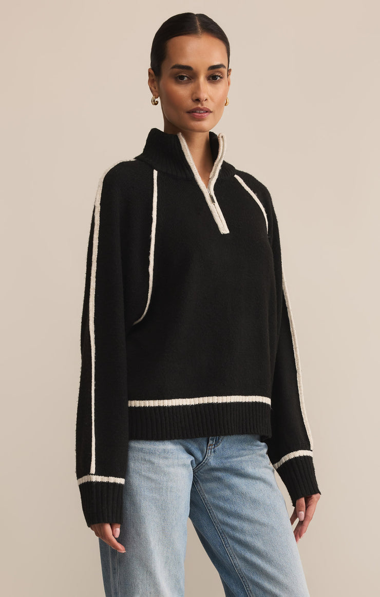 ALPS HALF ZIP SWEATER
