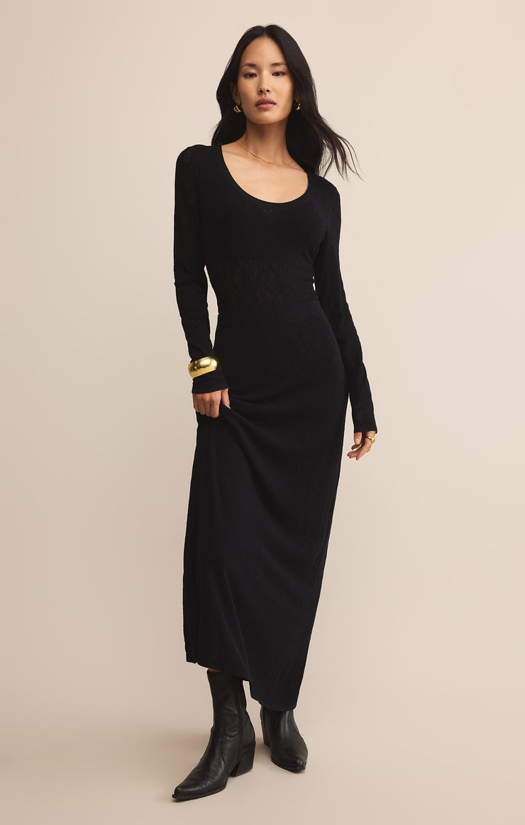 TIBI SCOOP MESH SWEATER