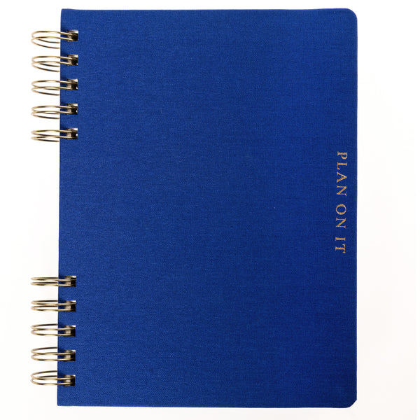 PLAN ON IT JOURNAL COBALT BLUE