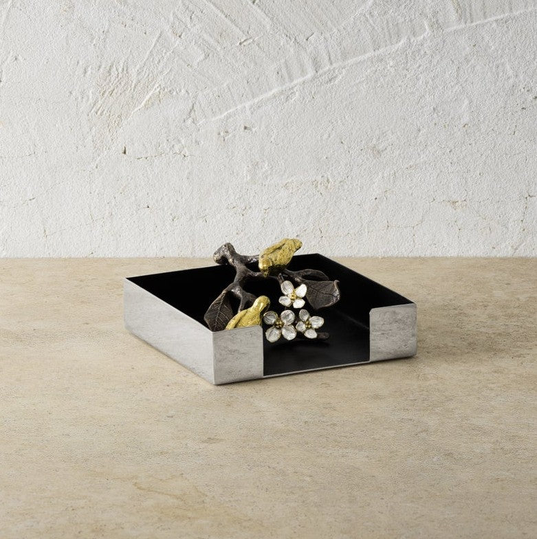 LOVEBIRDS COCKTAIL NAPKIN HOLDER
