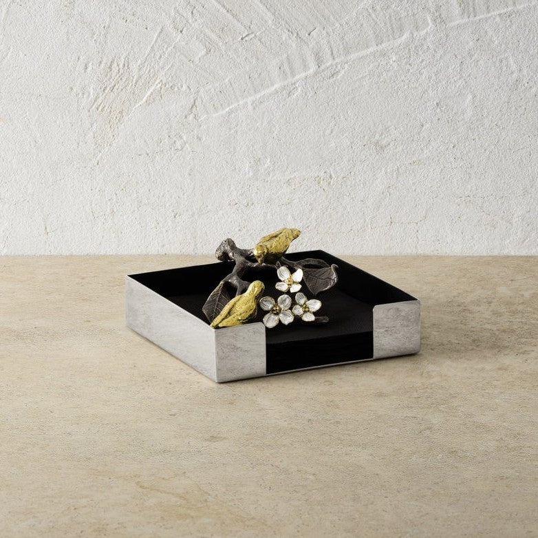LOVEBIRDS COCKTAIL NAPKIN HOLDER