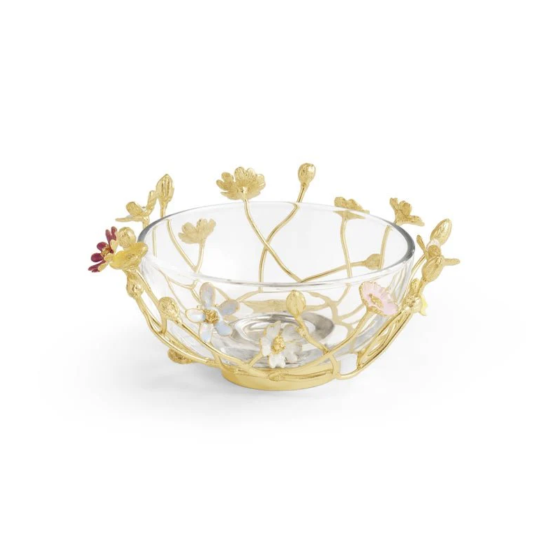 WILDFLOWERS SMALL GLASS BOWL