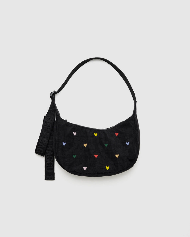 SMALL NYLON CRESCENT BAG