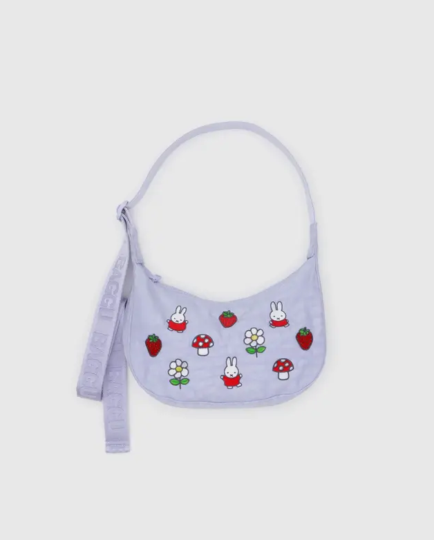 SMALL NYLON CRESCENT BAG
