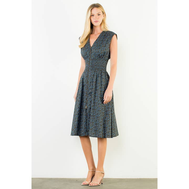 LONG ZIPPER DRESS