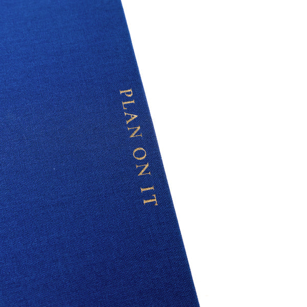 PLAN ON IT JOURNAL COBALT BLUE