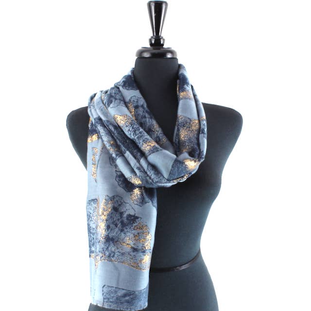 GINGKO LEAF SCARF